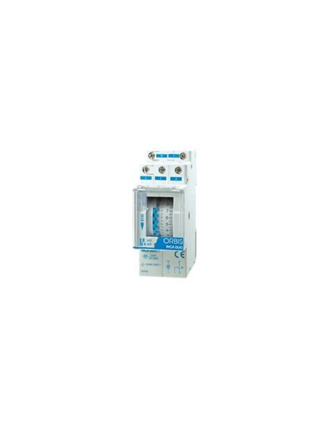 ORBIS OB330432 Interruptor horario analógico 24 horas INCA DUO QRD