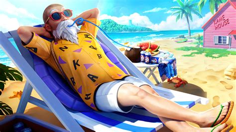 Master Roshi Pubg Mobile Dragon K L Wallpaper Pc Desktop