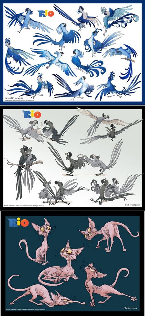 Rio Concept Art Blue Sky Studios 20th Century Fox Animation Disney