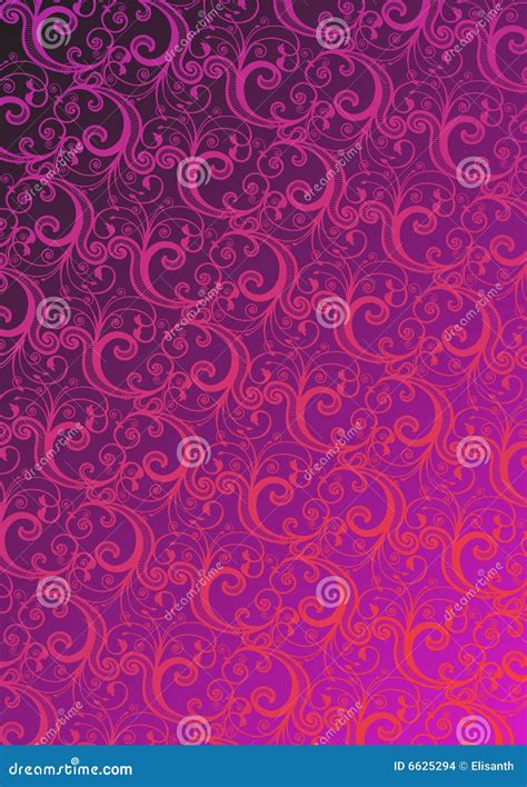 Vector Floral Wallpaper Stock Vector Illustration Of Background 6625294