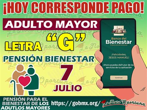 Pensión Bienestar ¡abuelitas Y Abuelitos Estas Letras Cobraran Su Apoyo El Día 7 De Julio