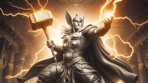 Thor, God of Thunder. The Strongest Of The Norse