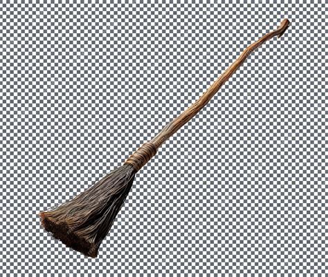 Premium PSD | Halloween witches broom isolated on transparent background