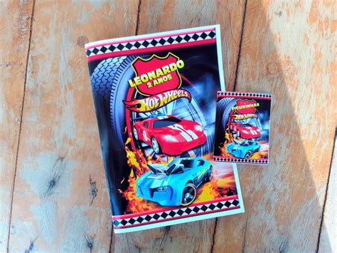 Álbum de Figurinhas Hot Wheels Produtos Personalizados no Elo