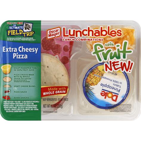 Lunchables Pizza, Extra Cheesy 8.2 Oz | Shop | Foodtown