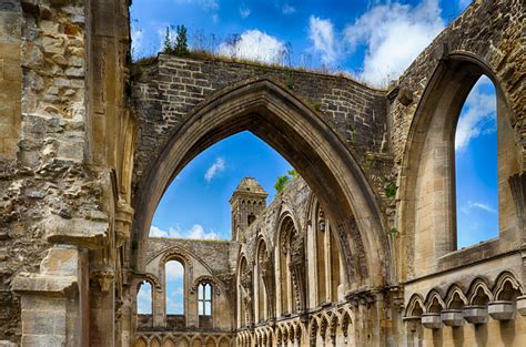 The Glorious Ruins Of Glastonbury Abbey Life And All