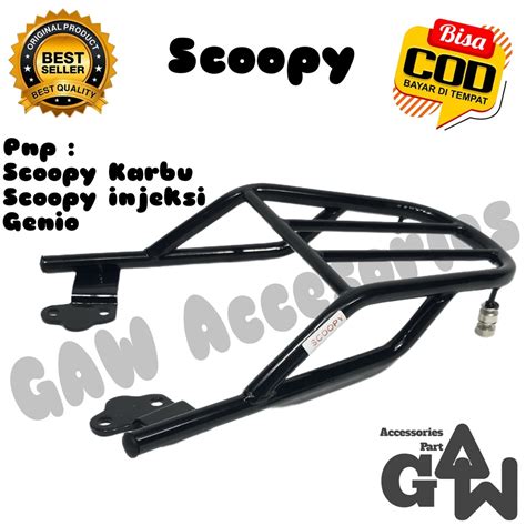 Jual Breket Bracket Braket Behel Begel Box Jok Motor Honda Scoopy