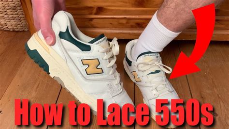 How To Properly Lace New Balance S Youtube