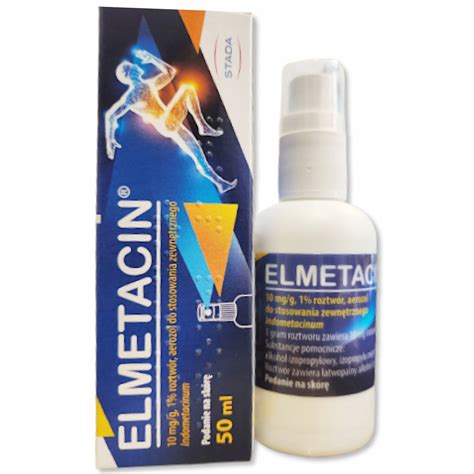 Elmetacin aerozol 50 ml ból kontuzja 12545390388 Allegro pl