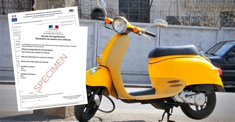 Certificat De Cession Pour Scooter