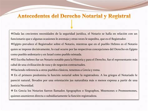 Derecho Notarial Y Registral PPT Descarga Gratuita