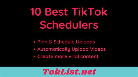 10 Best Tiktok Post Scheduler Apps [2023]