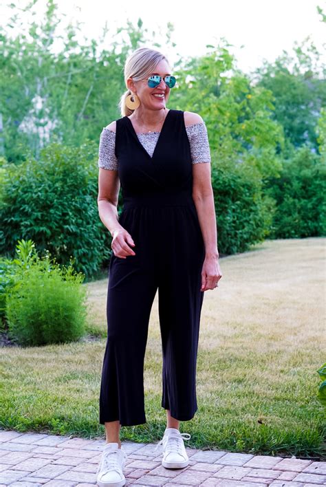 3 Ways To Wear A Black Jumpsuit Doused In Pink