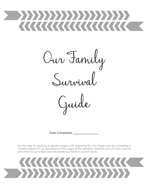 Survival Guide Printablepage01 The Uncluttered Lifestyle