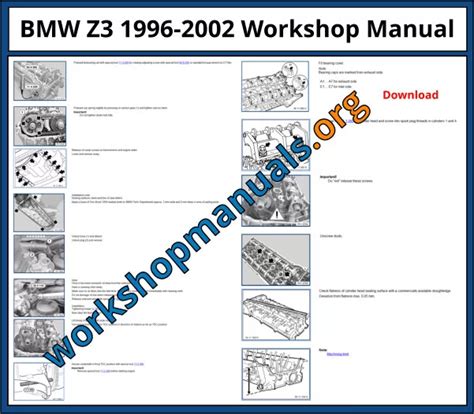 Bmw Z3 Workshop Repair Manual 1996 2002 Download Workshop Manual