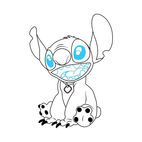 How to Draw Stitch Step by Step