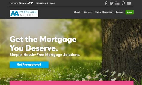 Mortgage Broker Agent And Loan Officer Website Themes Templates And