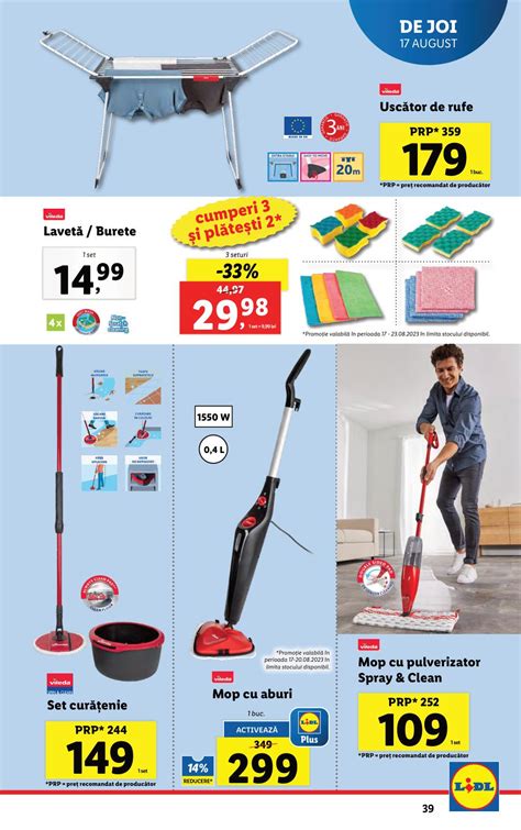 Oferte Lidl Vileda Mop Cu Aburi 17 August 2023 Catalog AZ