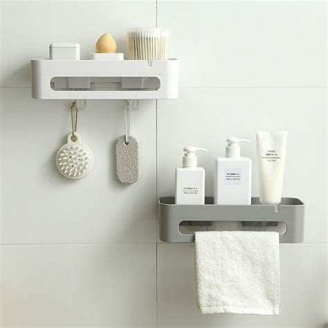 Badezimmer K Che Lagerregal Wand Wc Shampoo Kosmetik Halter Home