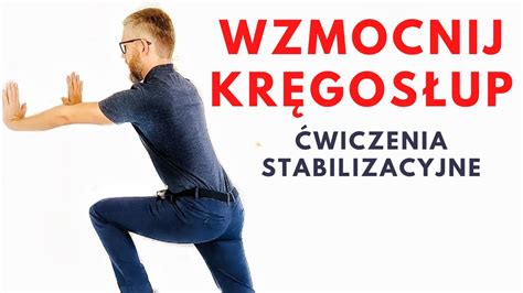 Ćwiczenia na BÓL KRĘGOSŁUPA ból pleców STABILIZACJA I WZMACNIANIE