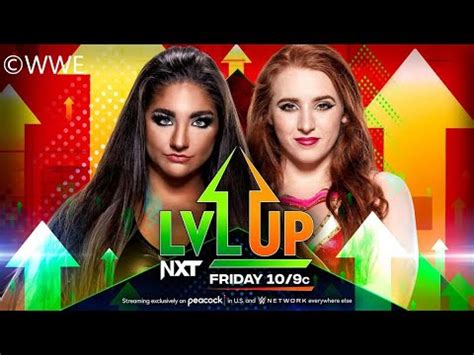 Tatum Paxley Vs Sloane Jacobs Singles Match NXT Level Up 16 WWE