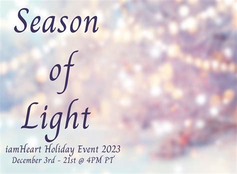 Season of Light - iamHeart