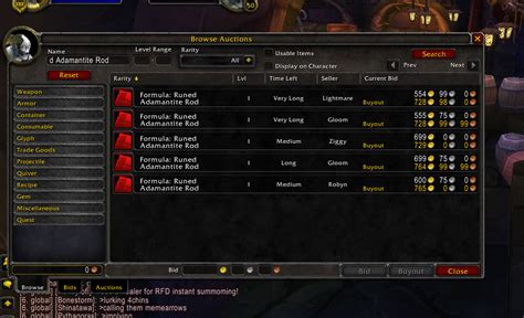 Runed Adamantite Rod Formula | Forums. The Best WOTLK WoW private server.