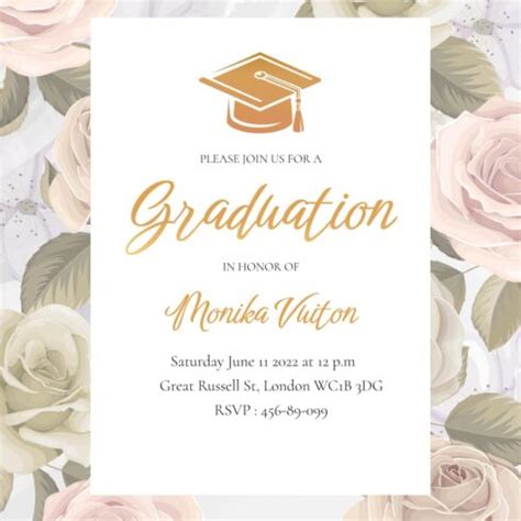 Free Graduation Invite Template | Master Bundles