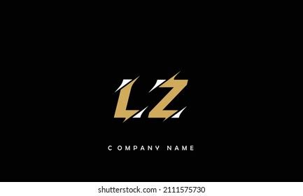 Lz Zl Alphabets Letters Logo Monogram Stock Vector Royalty Free