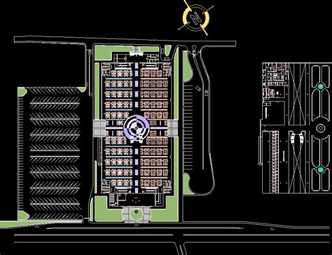 Central Market Layout Plan Dwg File Cadbull