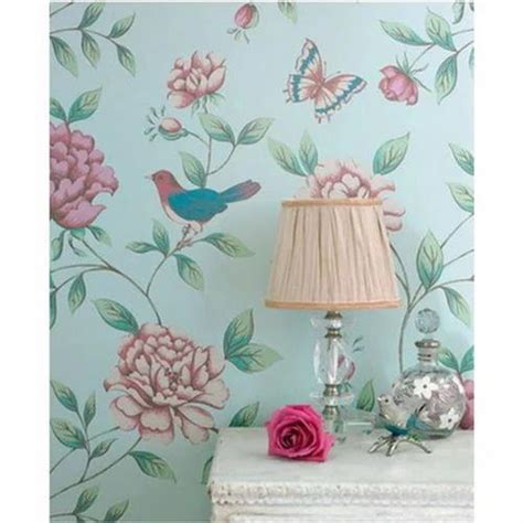 Royal Pattern PVC Floral Designer Wallpaper For Home At Rs 50 Square