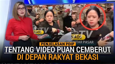 Pdip Jelaskan Soal Video Viral Puan Maharani Cemberut Saat Bagi Bagi