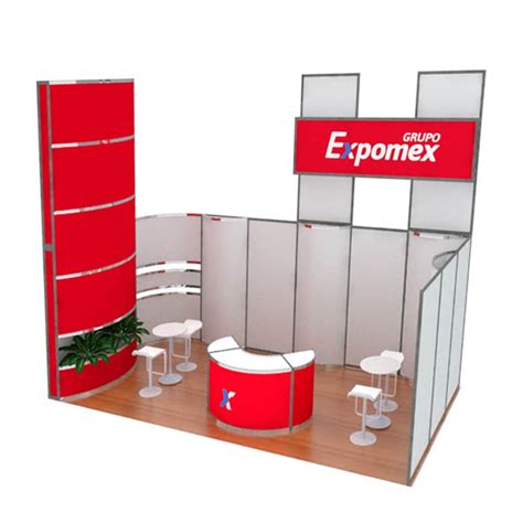 STAND DISEÑO SISTEMA EXHIBICIÓN 3 X 6 M 222 BE2058 Expomex