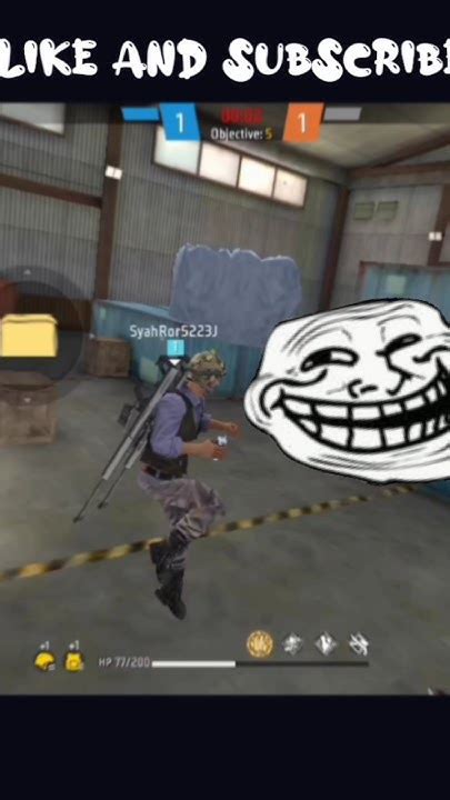 Free Fire🍸 Troll Face Edit 👿 🥵shorts Trendingshortsgarenafreefire