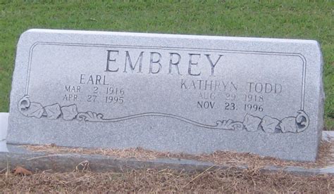 Earl Embrey 1916 1995 Find A Grave Memorial