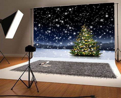 Mohome Christmas Backdrop X Ft Photography Background Xmas Tree