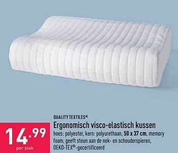 Ergonomisch Visco Elastisch Kussen Promotie Bij ALDI