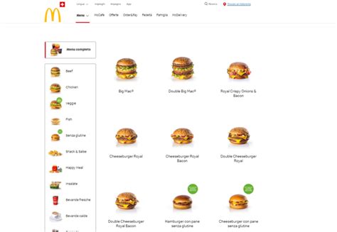 Mcdonalds Menu Prezzi Italy 2025