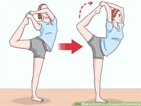 How To Stretch For A Scorpion In Cheerleading With Pictures