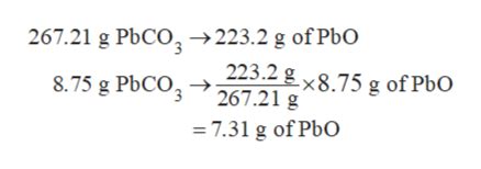 Answered: 1) Lead (II) carbonate decomposes to… | bartleby