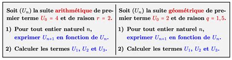 Ntroduire Imagen Suite Arithm Tique Formule De Recurrence Fr