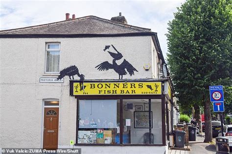 Now It S Pelican Ksy Fifth Artwork From Guerilla Artist Banksy In As