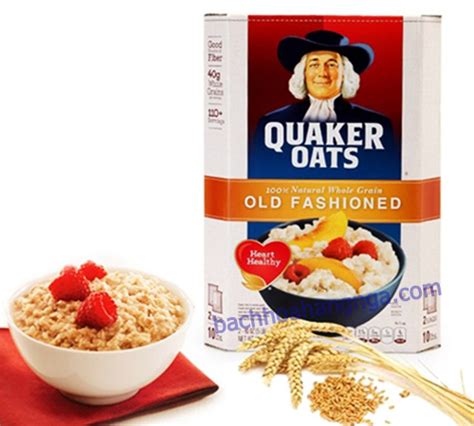 Yến Mạch Quaker Oats Hàng Tiêu Dùng Thực Phẩm Xanh Mỹ Phẩm