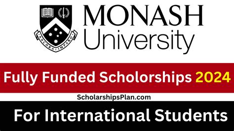 Monash University Scholarships 2024 Fully Funded