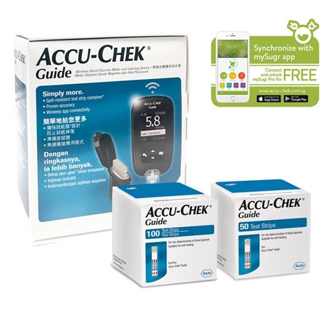 Accu Chek Guide Glucose Meter Set Performa Fastclix Instant Shopee