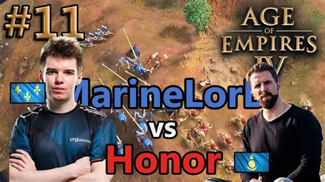 Age Of Empires IV Replay Cast 11 MarineLorD Franzosen Vs Bonjwa