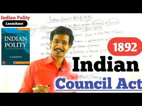 Indian Council Act Of Indian Polity By Laxmikant Historical