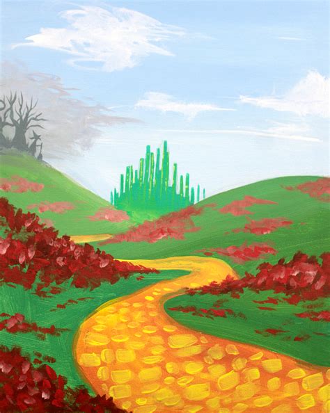 Yellow Brick Road Painting At Explore Collection Of Yellow Brick Road Painting