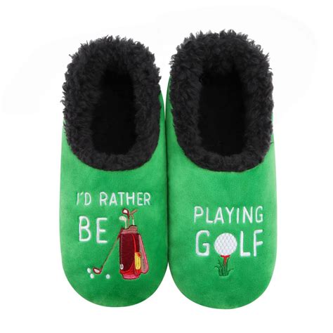 Snoozies Mens Pairable Id Rather Shop Today Get It Tomorrow