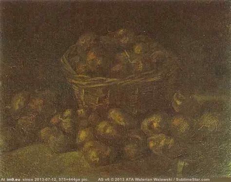 Pic Basket Potatoes 18748B Vincent Van Gogh Paintings 1883 86